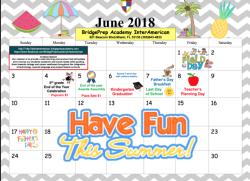 June Calendar